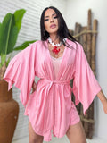 (J7M) CONJUNTO SHORT + KIMONO