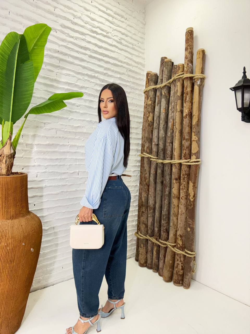 ( RDH) CALÇA JEANS BARREL