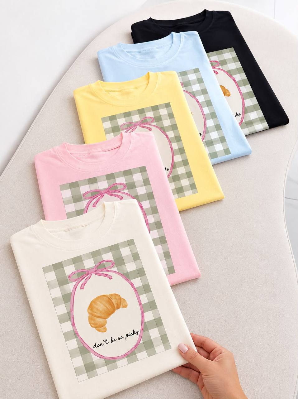 (PTP) T-SHIRT CROASSANT