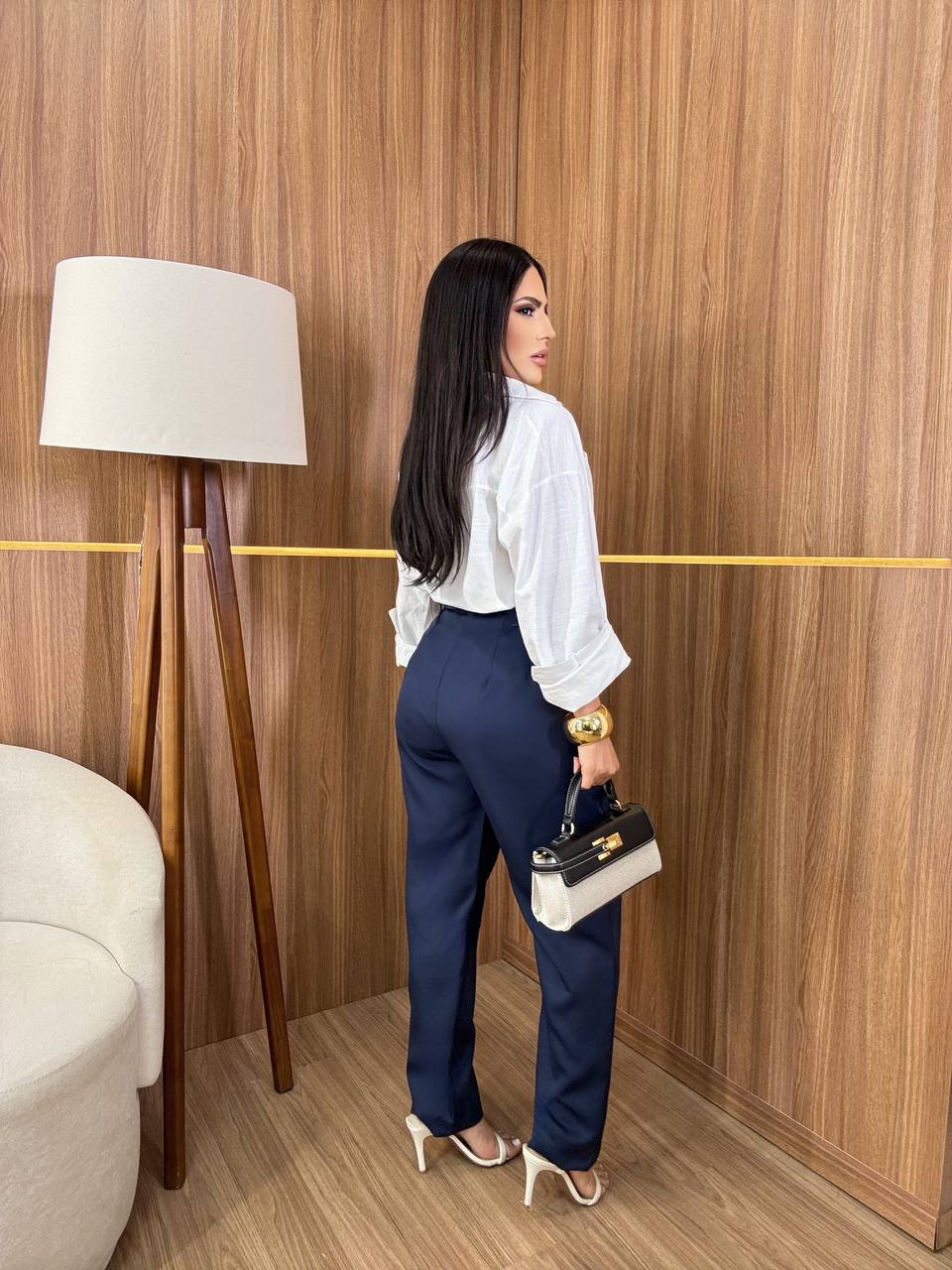 (KGM) CALÇA CENOURA COM RIATA