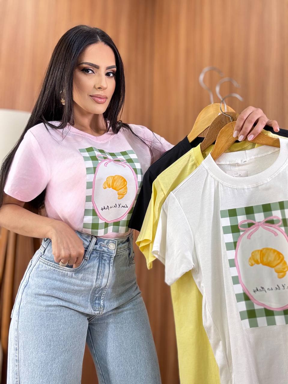 (PTP) T-SHIRT CROASSANT