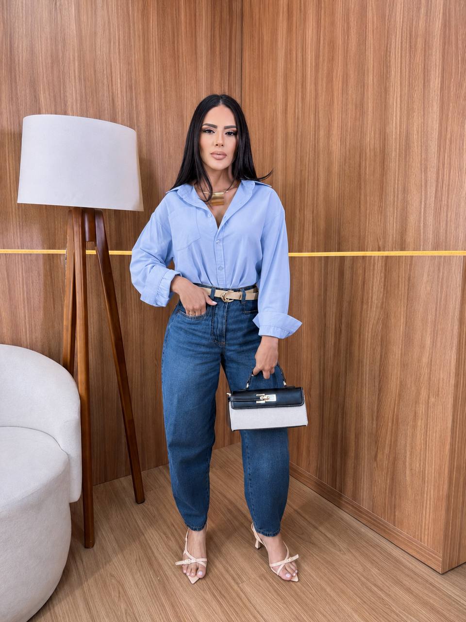 (DSF) CAMISARIA MANGA LONGA