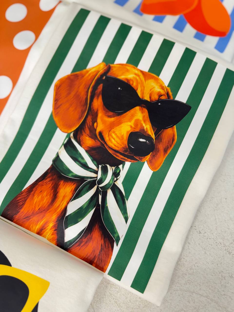 (MNA) MAX T-SHIRT CACHORRO OCULOS LENÇO