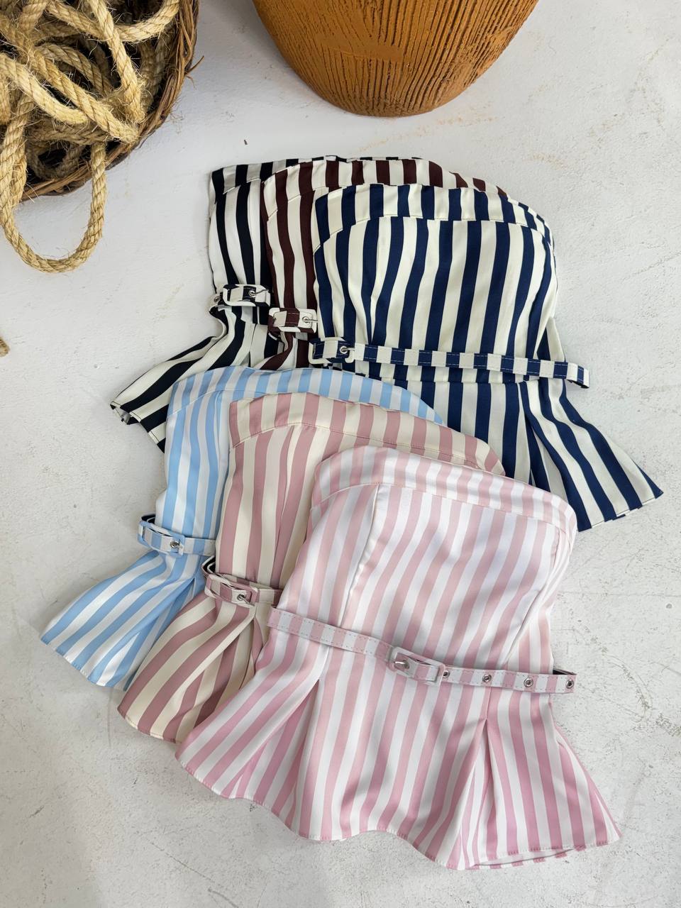 (DRM) BLUSA TOMARA QUE CAIA + CINTO