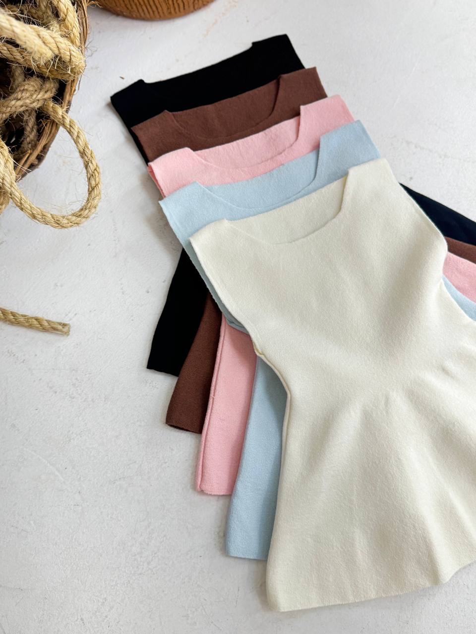 ( FEL) REGATA TRICOT PEPLUM