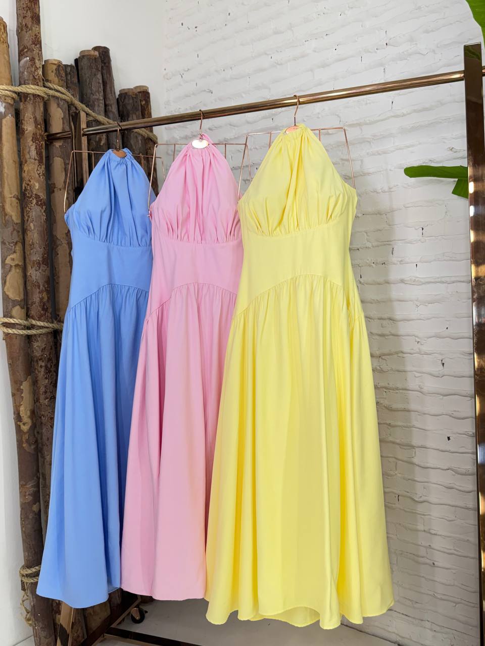 (VSM) VESTIDO LONGO FRENTE UNICA