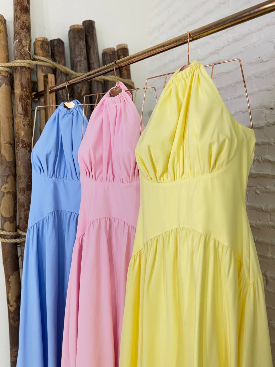 (VSM) VESTIDO LONGO FRENTE UNICA