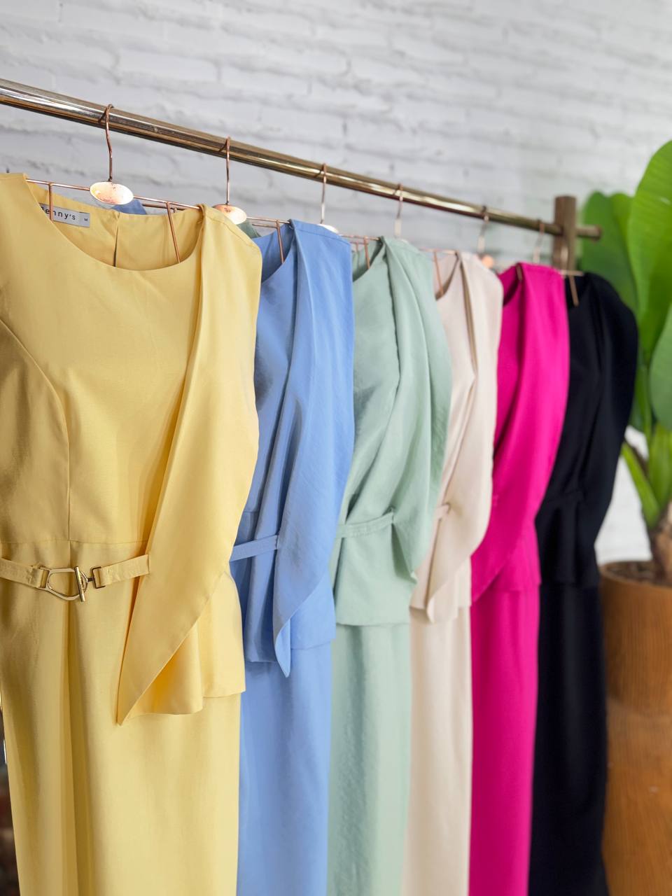 (JNY) VESTIDO MIDI + CINTO