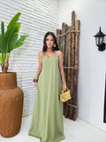 (IMF) VESTIDO LONGO DET. MIÇANGAS